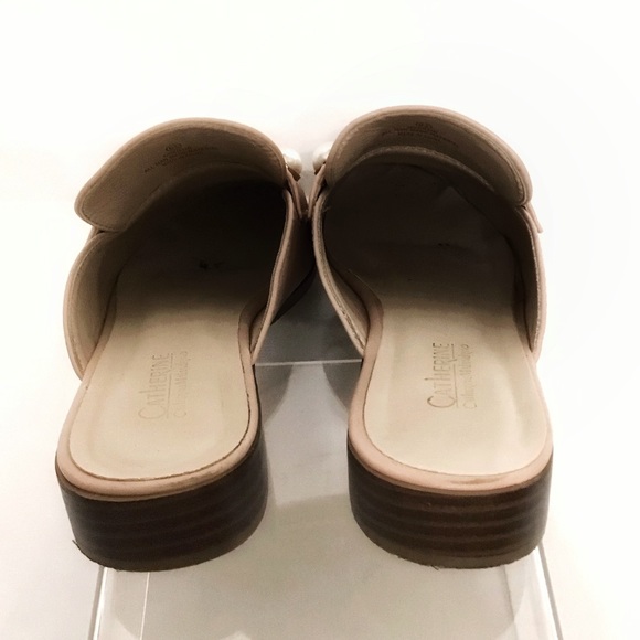 Catherine Malandrino Pearl Studded Mules - Picture 5 of 8